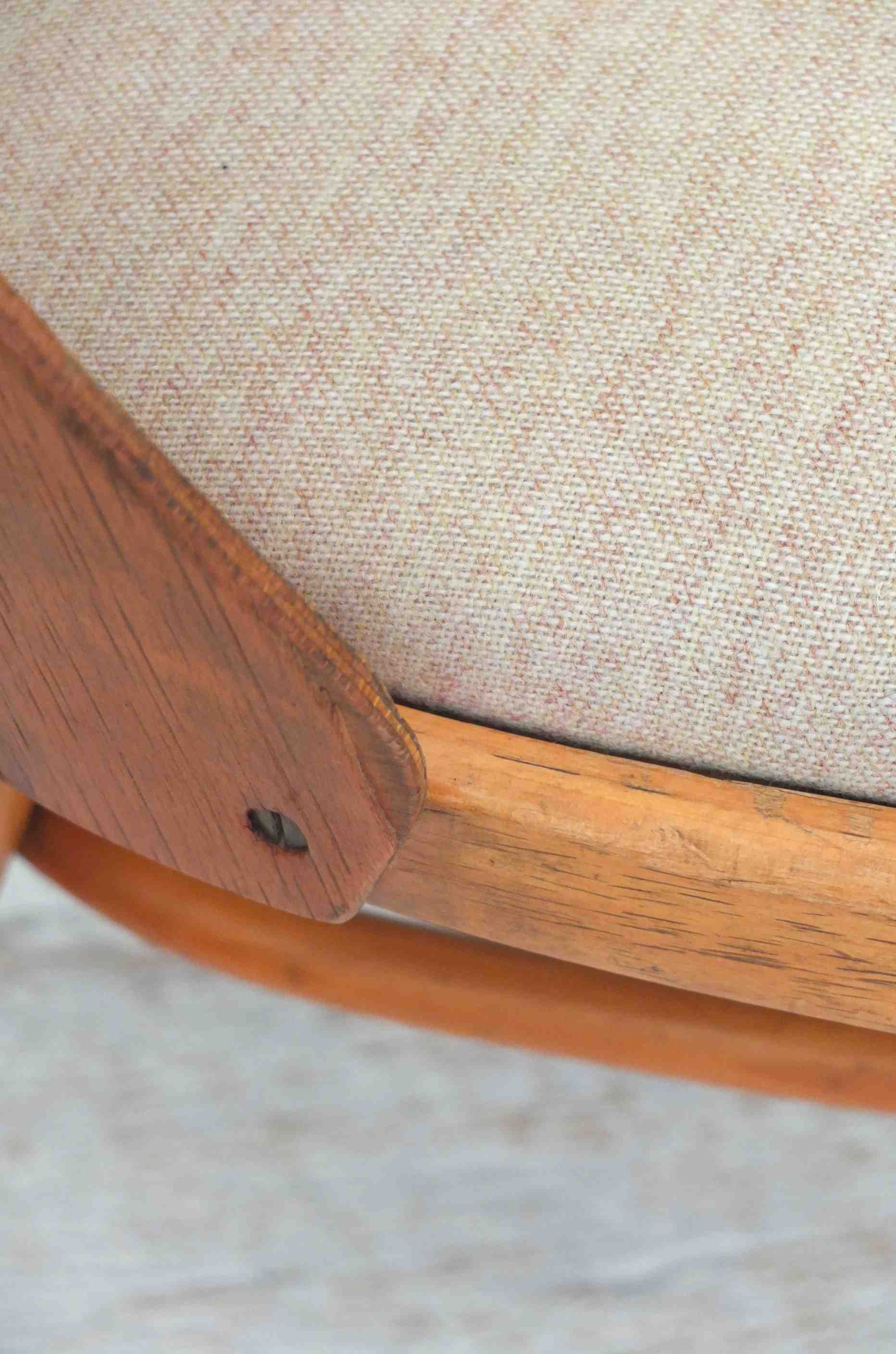 chaise Ton dossier en bois courbe Arco 4 Slavia Vintage 113