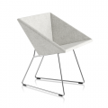 Fauteuil RM57 - gris clair chiné 