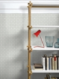 lavmi - papier peint "Glyphs" - gris 