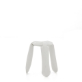Tabouret Plopp blanc Glossy - design polonais - Zieta 