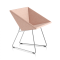 Fauteuil RM57 - rose clair chiné 