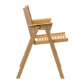 Chaise rex - vernis chêne - design slovène - Rex Krajl 
