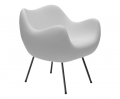 design polonais - roman modzelewski - fauteuil RM58 mat - blanc - vzor 
