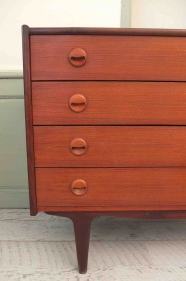 Commode  de style scandinave en teck des années 60 "Ingmar"