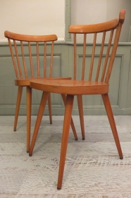 Lot de 2 chaises des années 50 "Big Sur"