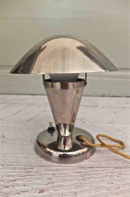 Lampe Art déco chromée  "Fitzgerald"