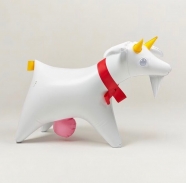 design tchèque - Anna Kozova - jouet gonflable "goat"- Fatra