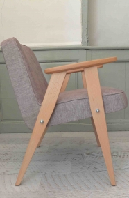fauteuil "366" - Jozef Chierowski - 366 Concept - "loft" GRIS CLAIR