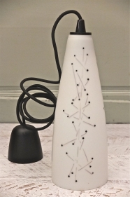 Suspension en verre  des années 60 "Constellation"