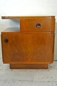 Table de chevet tchèque de style Art Deco "Mildred"