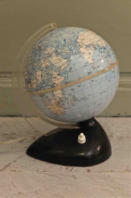 Mappe monde lumineux des années 60 "Howard"