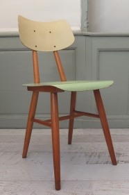 chaise Ton  en bois courbé "bicolor 2 " - P