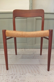 Chaise danoise, type modèle 71 de Niels O Moller "Sonderborg"