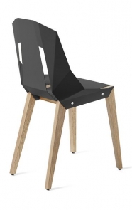 tabanda chaise "diago" gris graphite - RAL 7015 - design polonais