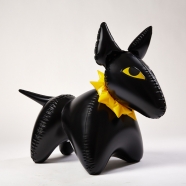 design tchèque - Jan Čapek - jouet gonflable "bulik" (noir) - Fatra