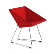 Fauteil RM57 - rouge uni