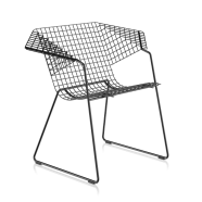 Fauteuil  GRID 55 - résille métal noir