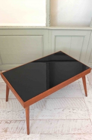 Table basse pieds compas  des années  60   "Focus"