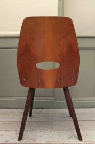 Chaise en bois courbé des années 50 Tatra "Fox" 1