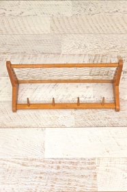 Porte-manteaux vintage des années 60 "wagon"