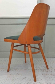 Lot de 2 chaises TON des années 60 en bois courbé  "Curba"
