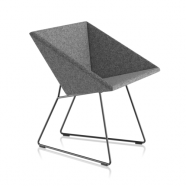 Fauteuil RM57 - gris foncé uni