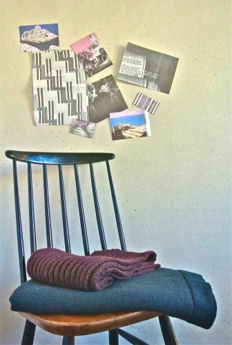 Slavia vintage mur de collages