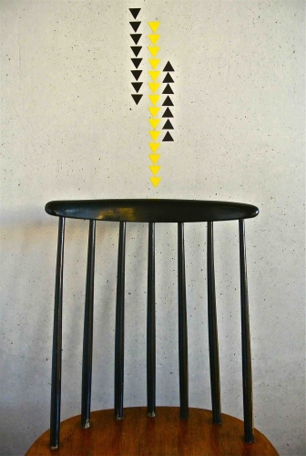 Slavia vintage déco triangles tapiovaara