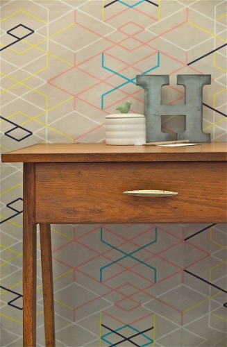 bureau pieds compas Minimal Slavia Vintage