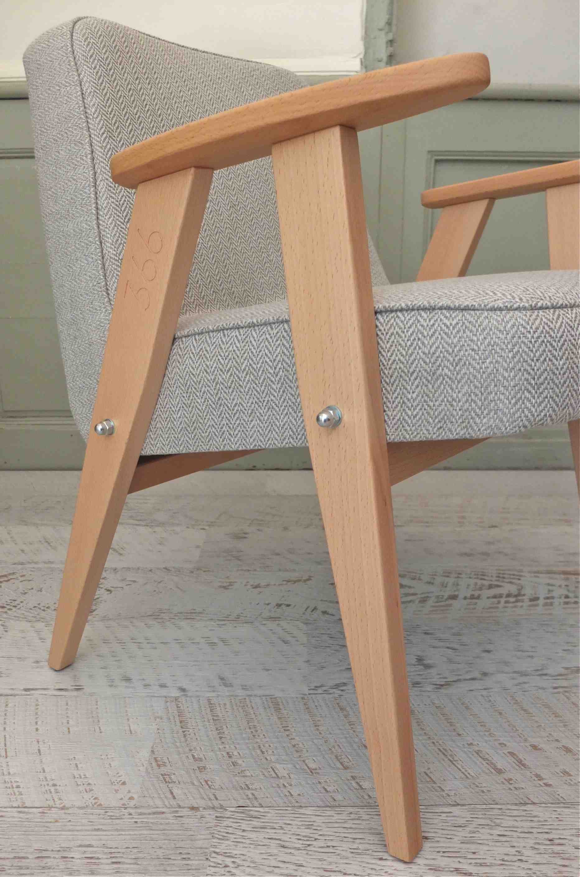 fauteuil 366 Jozef Chierowski 366 concept design polonais slavia vintage 5