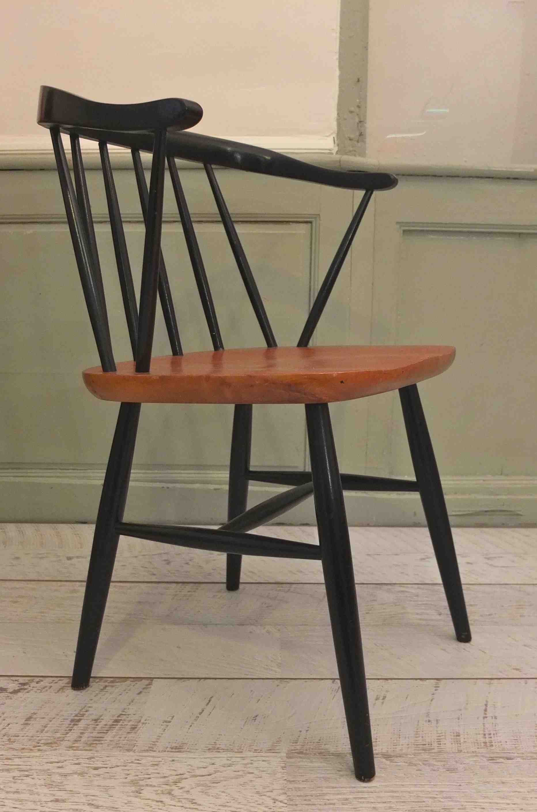 Slavia Vintage fauteuil vintage des annees 60 de ilmari Tapiovaara modele  "Vaasa"
