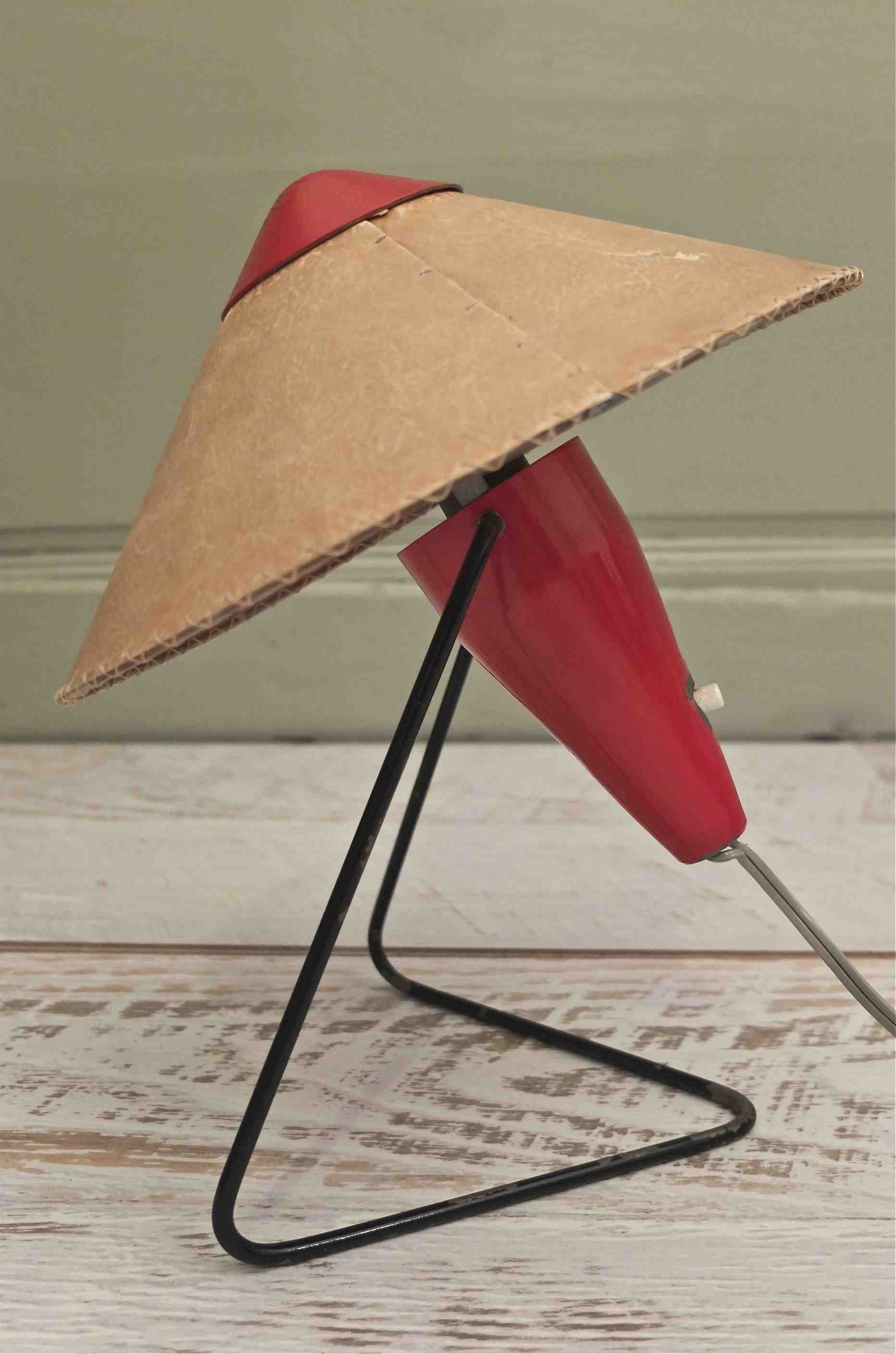 Slavia Vintage lampe vintage des années 50 pgoto côté modèle "Honolulu"