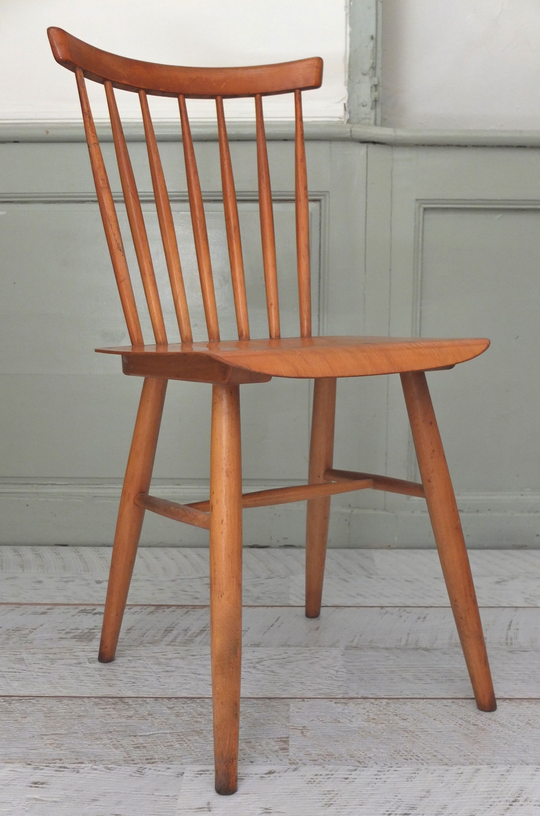 chaise à barreaux  Ton vintage tcheque Forest slavia vintage