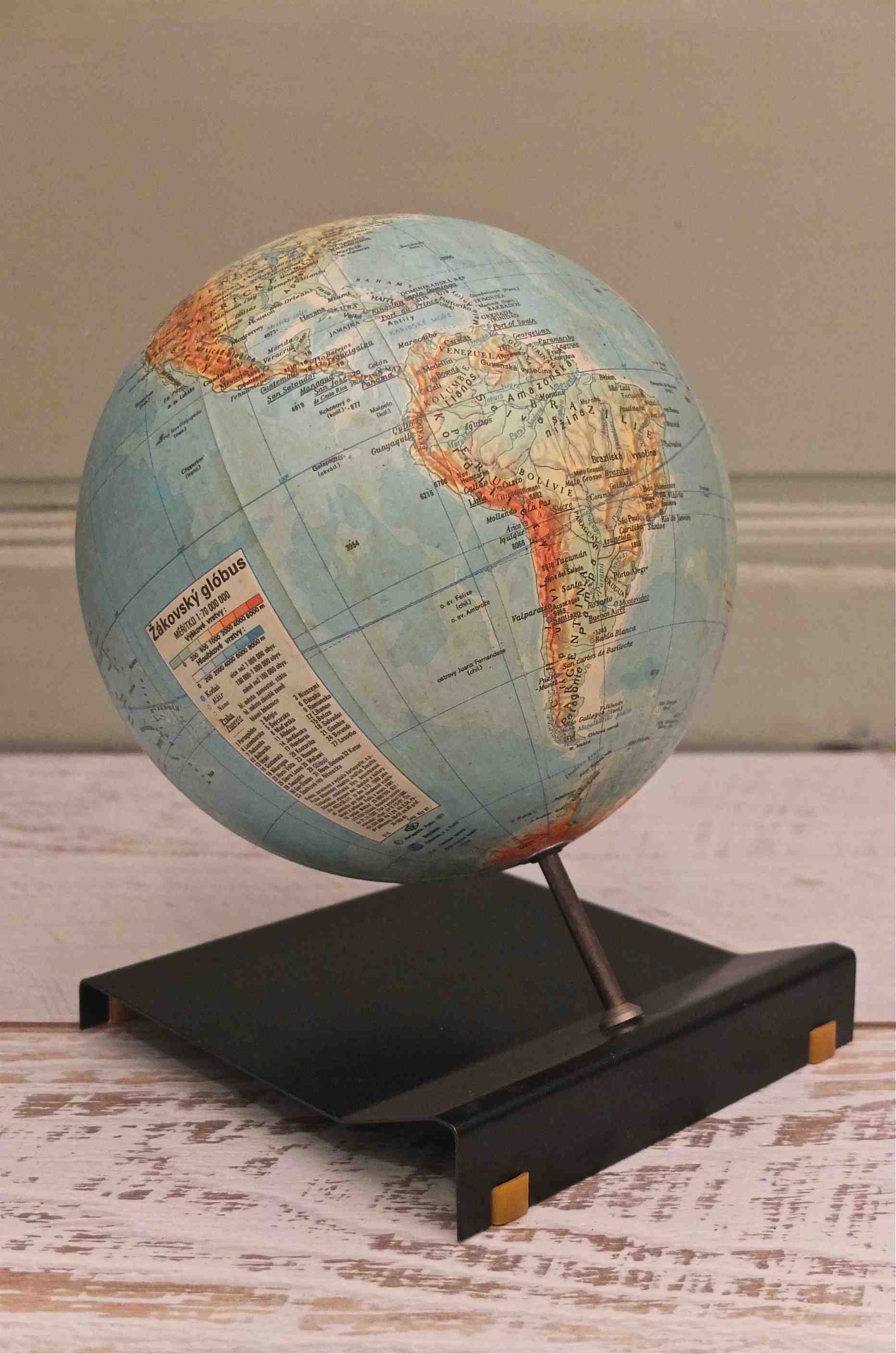 globe terrestre vintage tcheque novy svet slavia vintage 4