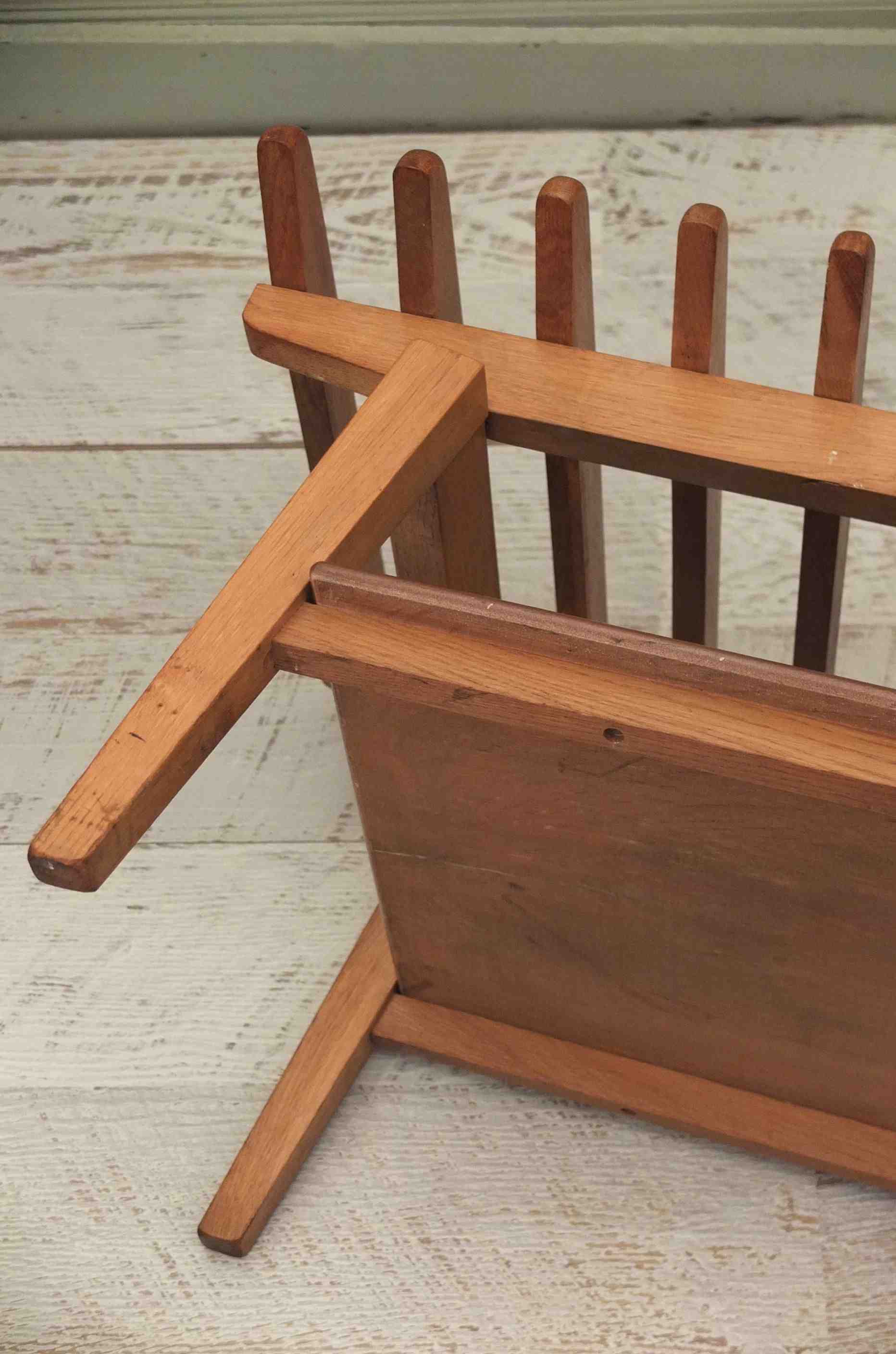 table basse vintage de style scandinave bois natural slavia vintage 7