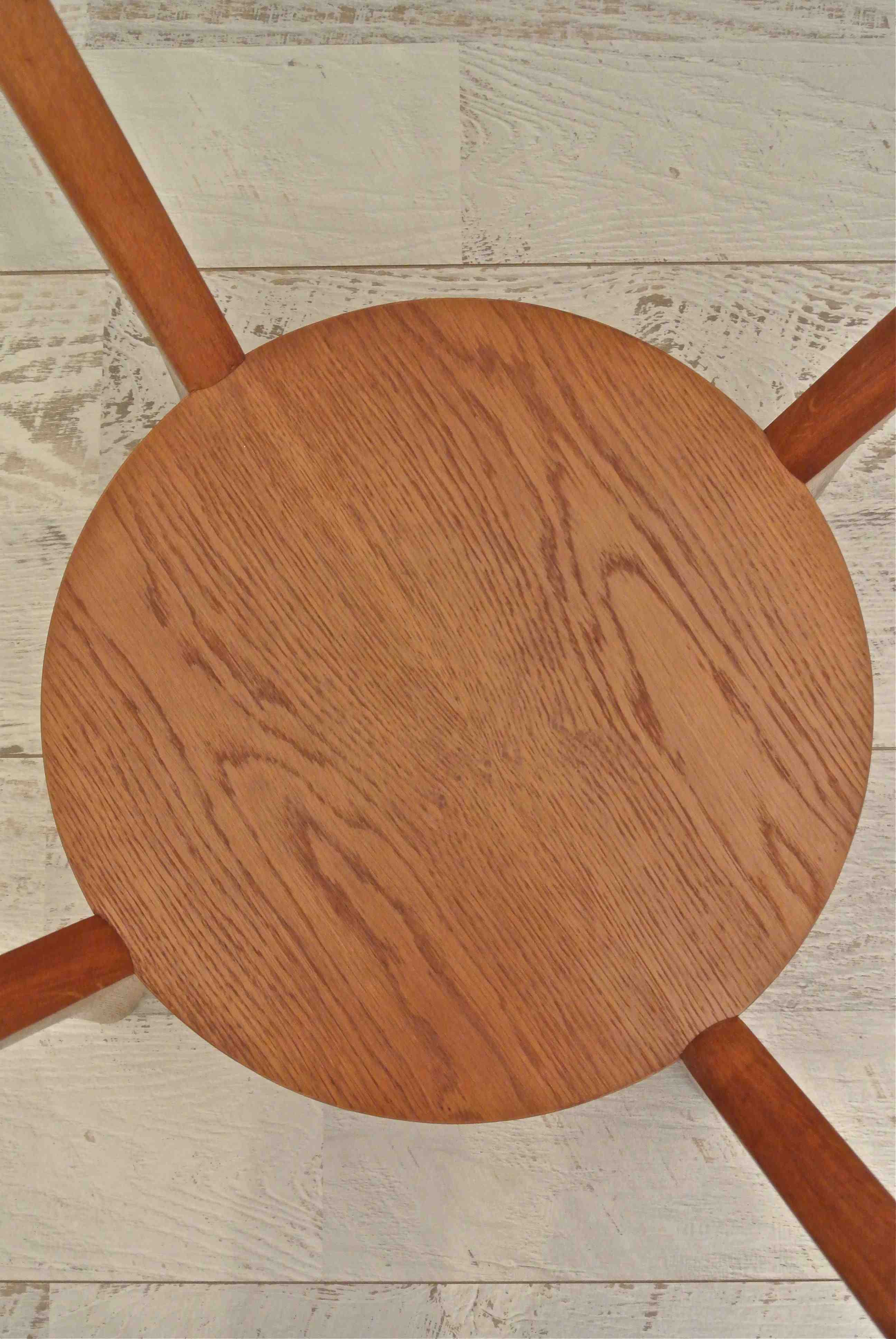 Slavia Vintage table basse des années 50 en chêne et verre primée foire de Milan 1946 "Konference"