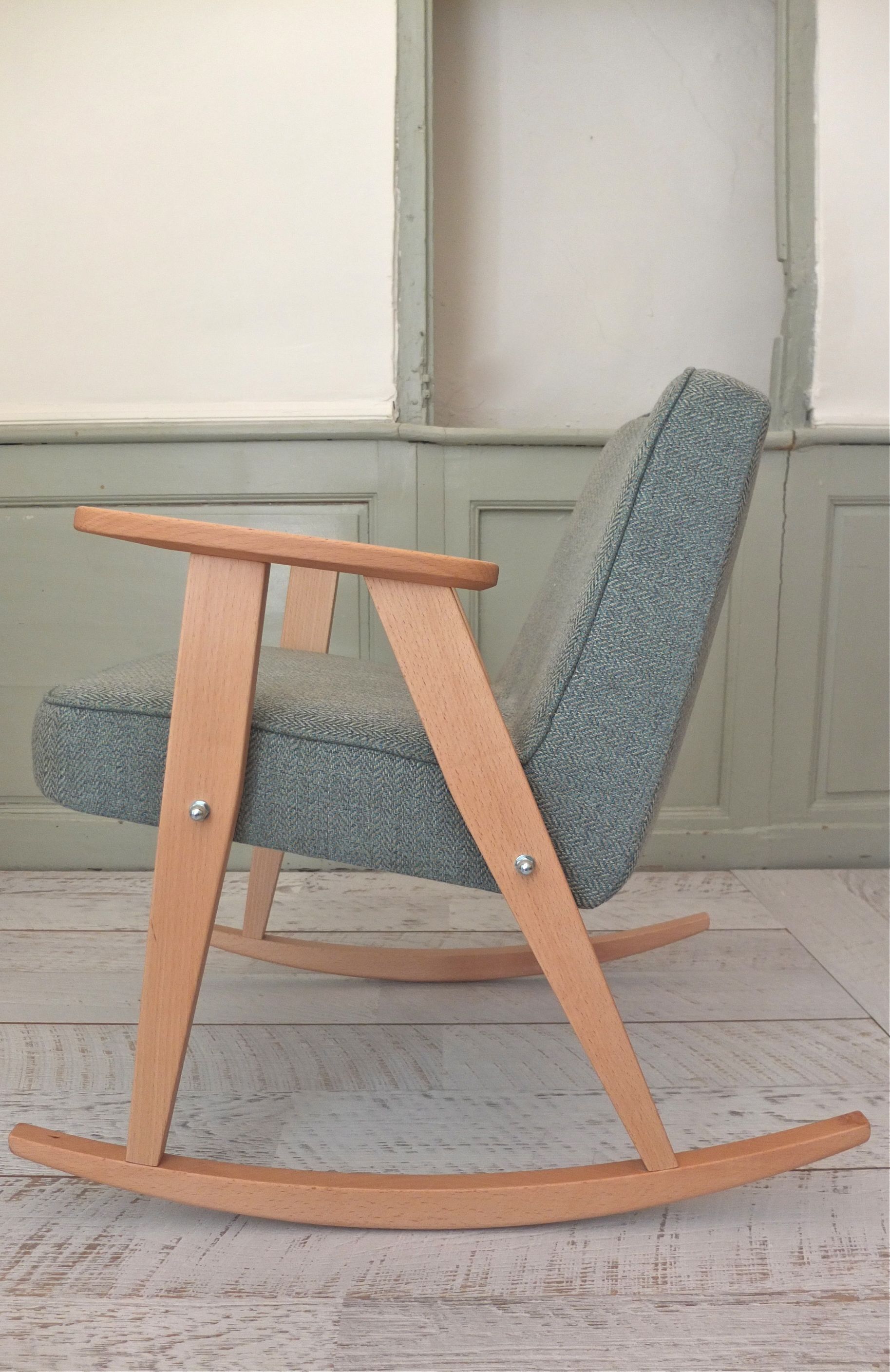 rocking chair  "366" fauteuil 366 Jozef Chierowski 366 concept slavia vintage 5